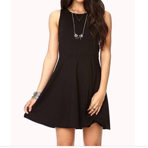 Forever 21 Dresses & Skirts - NWOT Forever 21 Black Skater Dress
